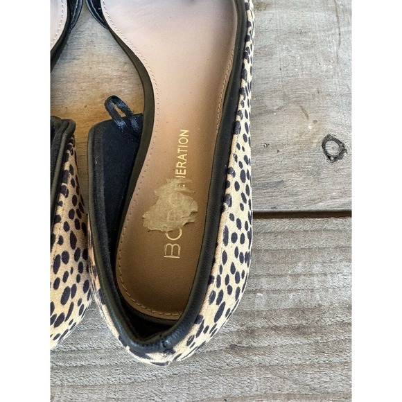 BCBGENERATION | EMMANI leopard pointed toe flats Size 5.5M - Picture 9 of 13